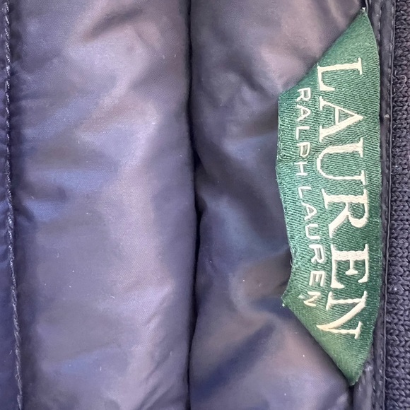 Ralph Lauren Blue Puffer Jacket with Quilted Design - Picture 6 of 7